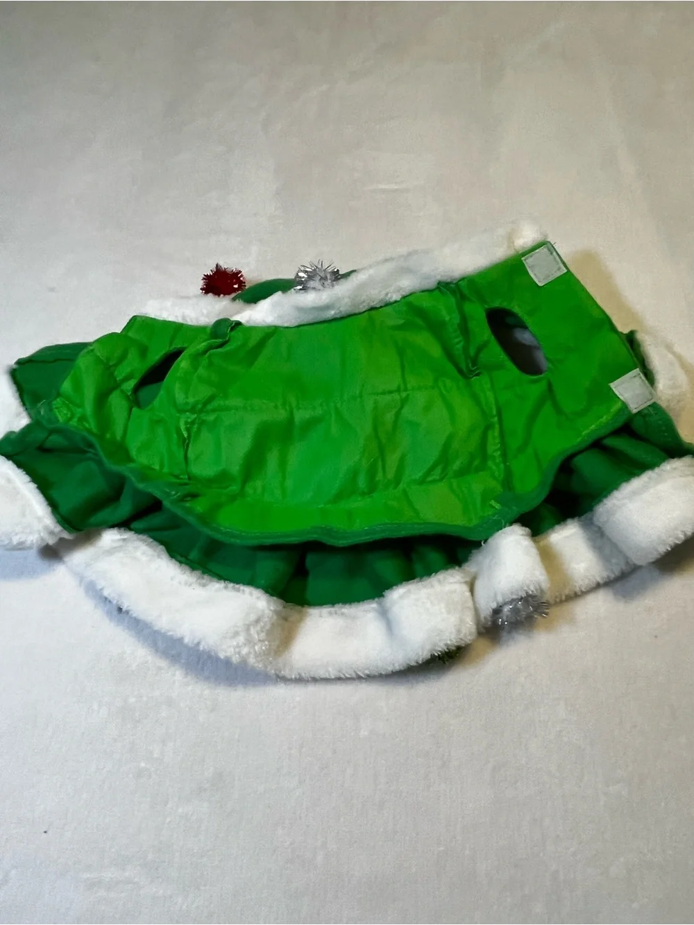 🎄🐶 Christmas Tree Dog Sweater Dress Green Holiday Pet Outfit 🐶